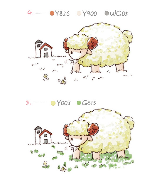 画羊的方法，怎么画羊呢