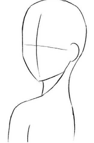 画漫画人物的脖子和肩膀