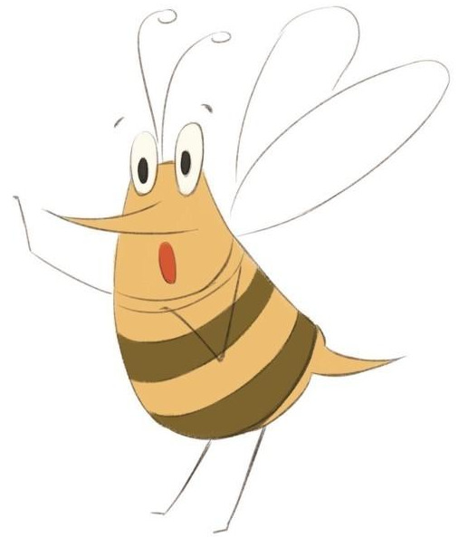 昆虫插画的画法，蜜蜂的绘画过程