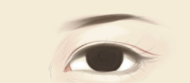 如何画出漂亮的眉眼