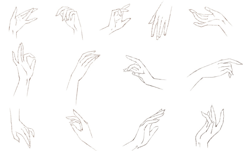 如何画出漂亮的手