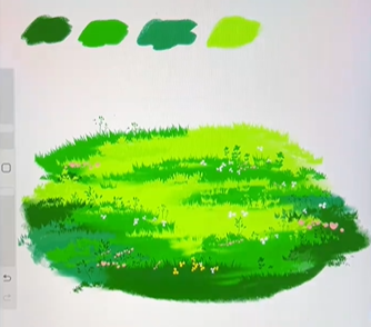 procreate怎么绘制精美的草地？procreate草地绘画技巧！