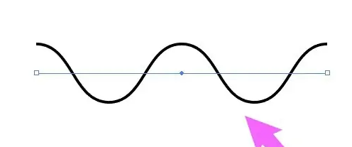 illustrator（AI）怎么绘制波浪线？AI直线段工具、钢笔工具绘制波浪线方法！