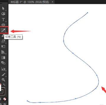 illustrator（AI）图形怎么沿着路径流动？AI怎么制作圆点沿曲线流动的效果？
