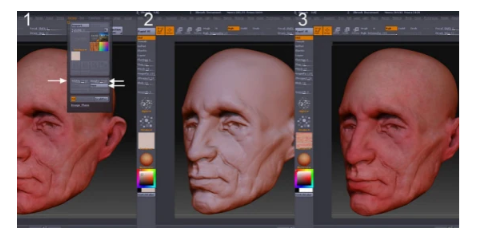 zbrush怎么绘画人物头部模型？zbrush绘制人物头部教程！