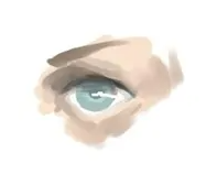 sai怎么绘制蓝色眼睛？sai插画人物眼睛绘制教程！
